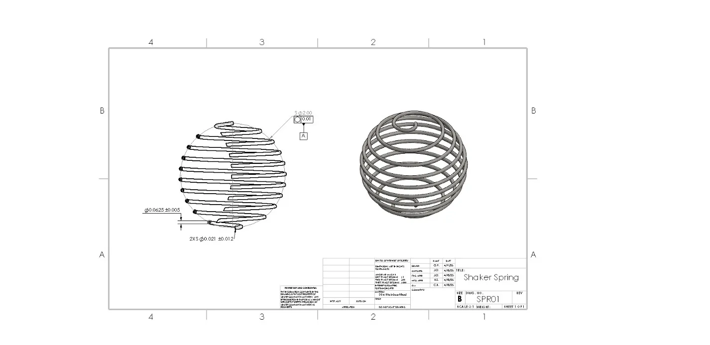 Shaker Ball Drawing